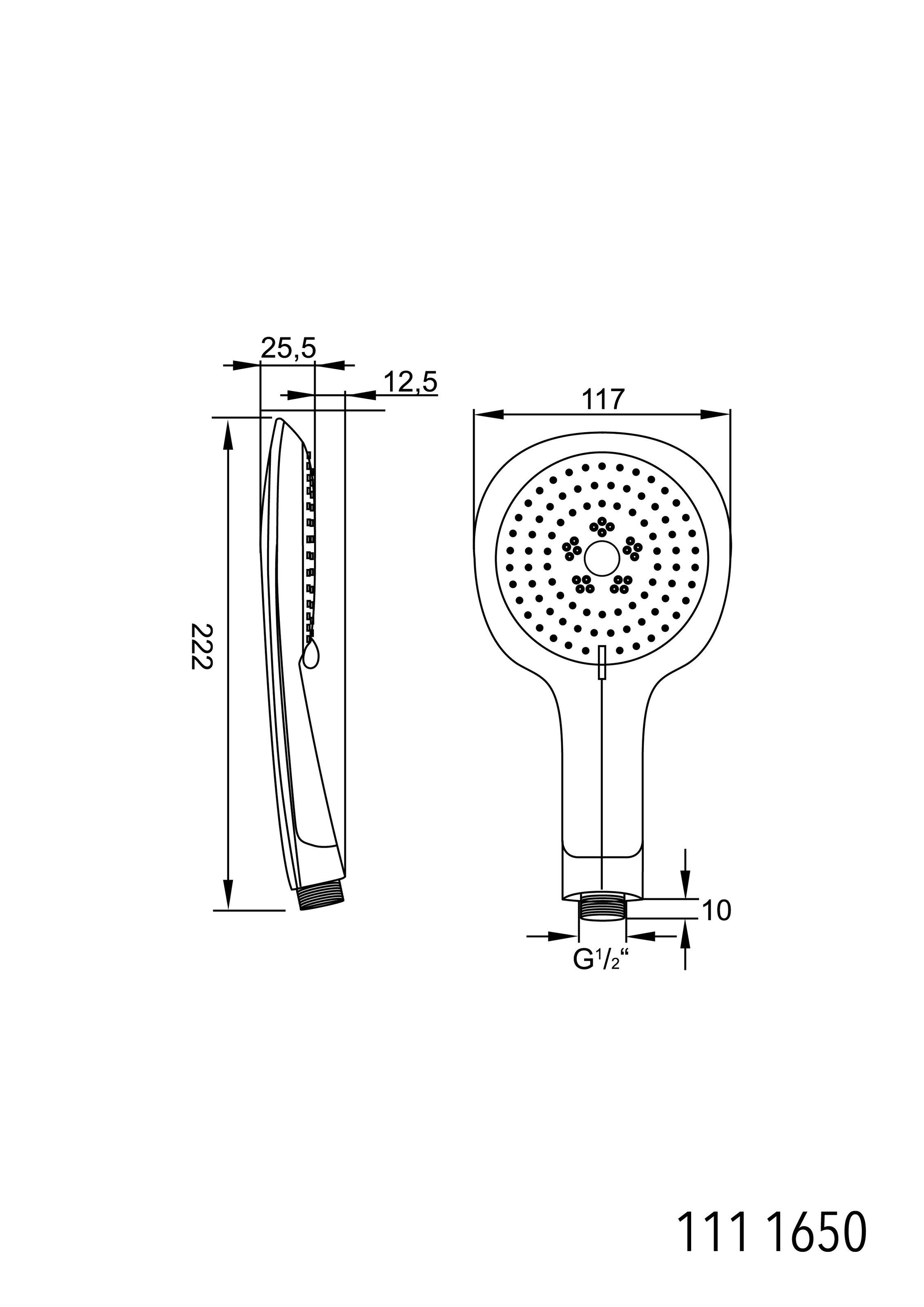 Душовий комплект Steinberg Serie 111 111 1650 Хром (91700) - фото 4 Душовий комплект Steinberg Serie 111 111 1650 Хром (91700) - фото 4