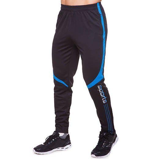 Штаны футбольные LD-9203 XXL Черно-синий (57429326)