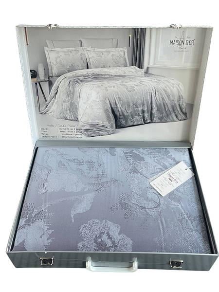 Комплект постельного белья Maison D'or Ambre тенсел евро Silver (2000022282500)