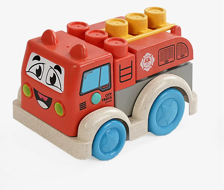 Машина 9910 D Пожежна допомога/підсвічування/звуки транспорту/пісенька англійською/конструктор (24656068)