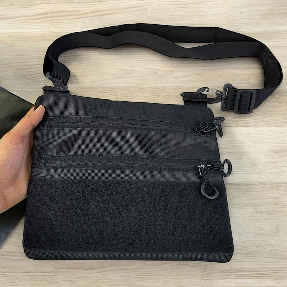 Сумка-кобура мужская 30х24 см Черный (521246) - фото 55 Сумка-кобура мужская 30х24 см Черный (521246) - фото 55