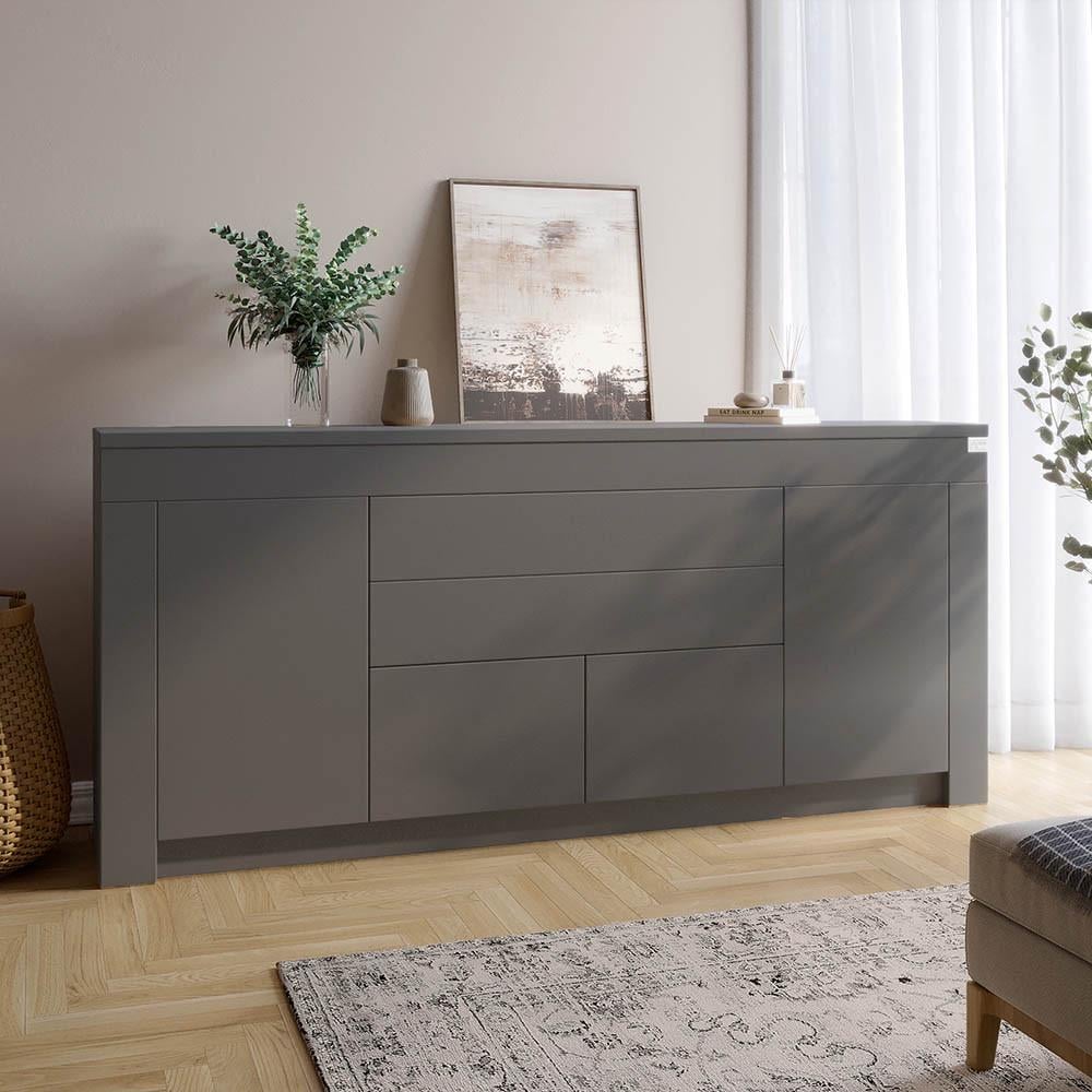 Комод большой Lion Ларри-2 Антрацит (Lion-041070) - фото 1 Комод большой Lion Ларри-2 Антрацит (Lion-041070) - фото 1