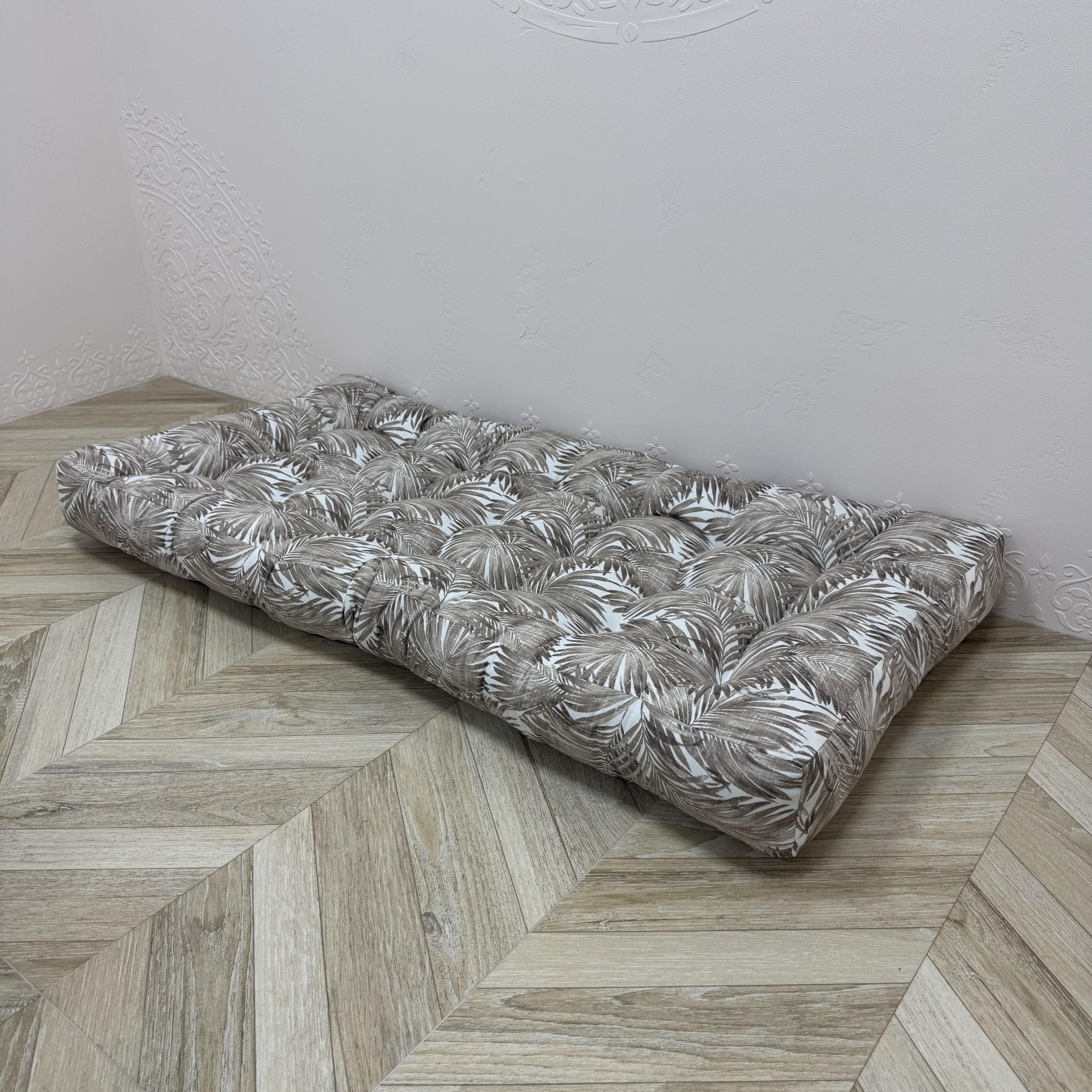 Подушка Comfort Home Chamedorea maxi на подоконник/каркасы/поддоны/садовая мебель панама 100х50х13 см