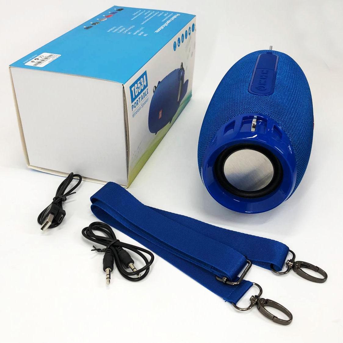 Колонка портативная с ремешком TG534 SD IPX5 Синий - фото 12 Колонка портативная с ремешком TG534 SD IPX5 Синий - фото 12