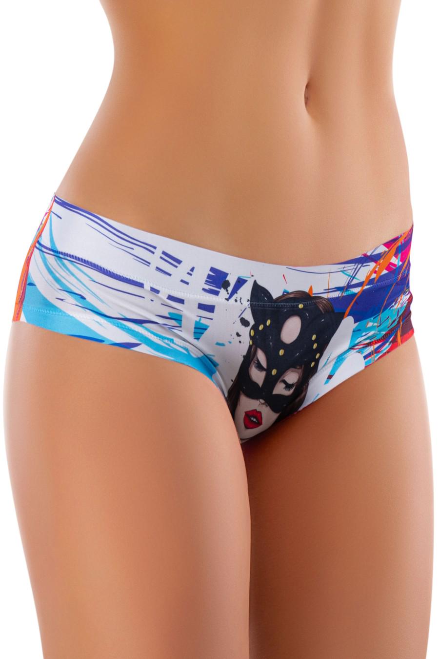 Трусики женские Mememe слип с ярким принтом XL Разноцветный (83403-59372-83)