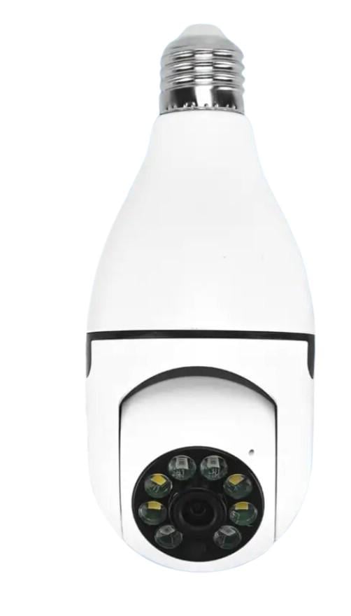 Камера-лампочка видеонаблюдения панорамная IP WiFi Kerui CAMERA CAM L1 E27 WIFI IP 360/90 sw