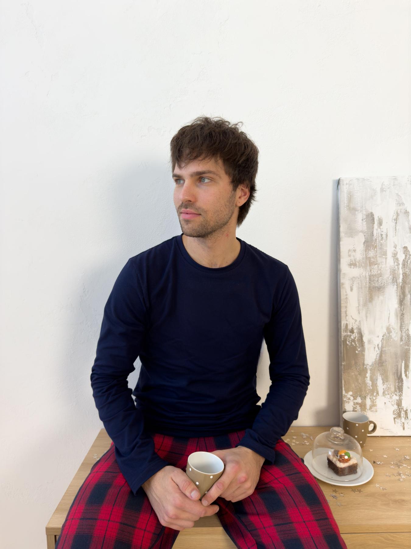 Пижама мужская COSY Глен XL Красно-синий (F220PL20/1) - фото 6