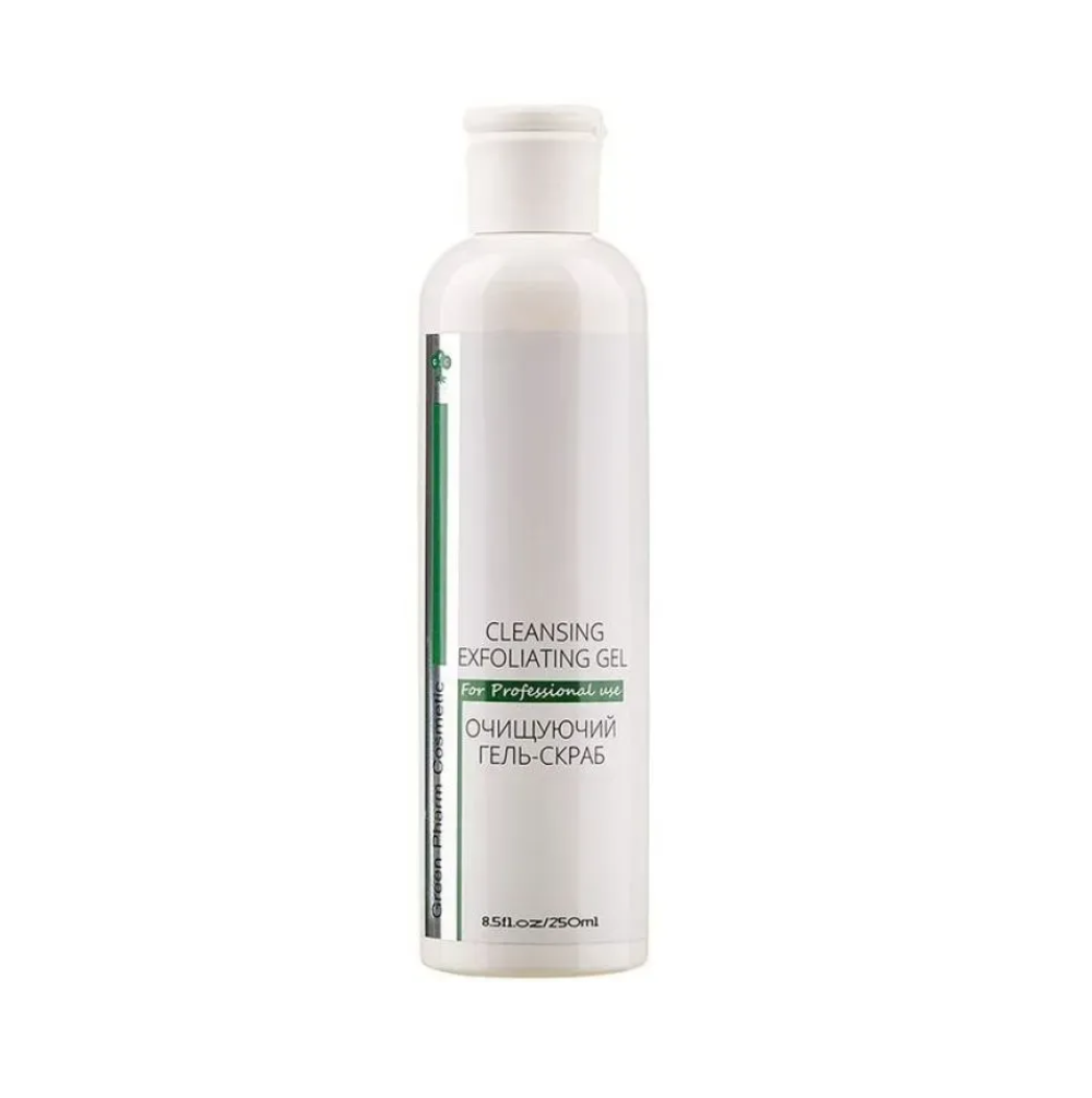 Очищуючий гель-скраб Green Pharm Cosmetic Cleansing Exfoliating Gel 250 мл Очищуючий гель-скраб Green Pharm Cosmetic Cleansing Exfoliating Gel 250 мл
