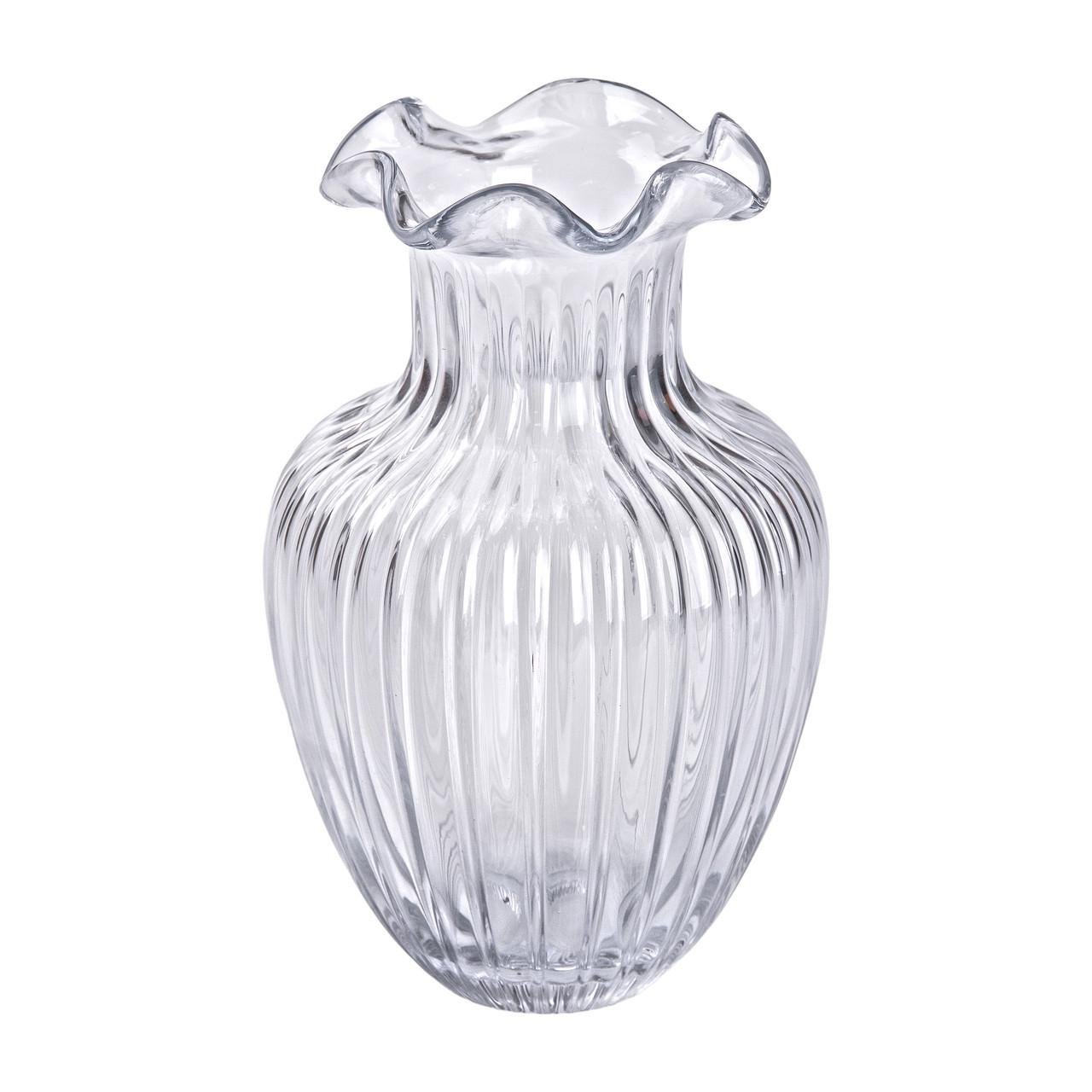 Ваза стеклянная декоративная HP-1700 21,5 см (A-032852)