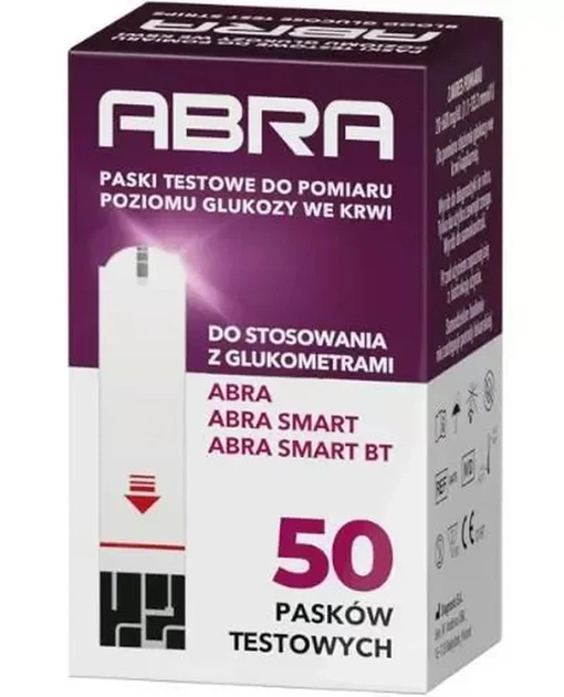 Тест-полоски Abra для измерения глюкозы 50 шт. (33543870)