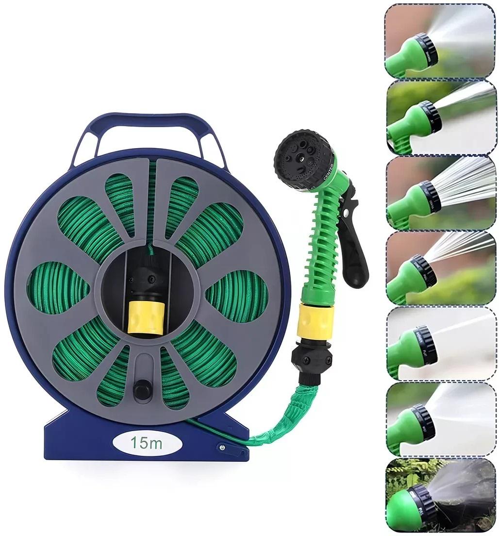 Котушка зі шлангом розпилювачем для поливу 15 м - фото 12 Котушка зі шлангом розпилювачем для поливу 15 м - фото 12