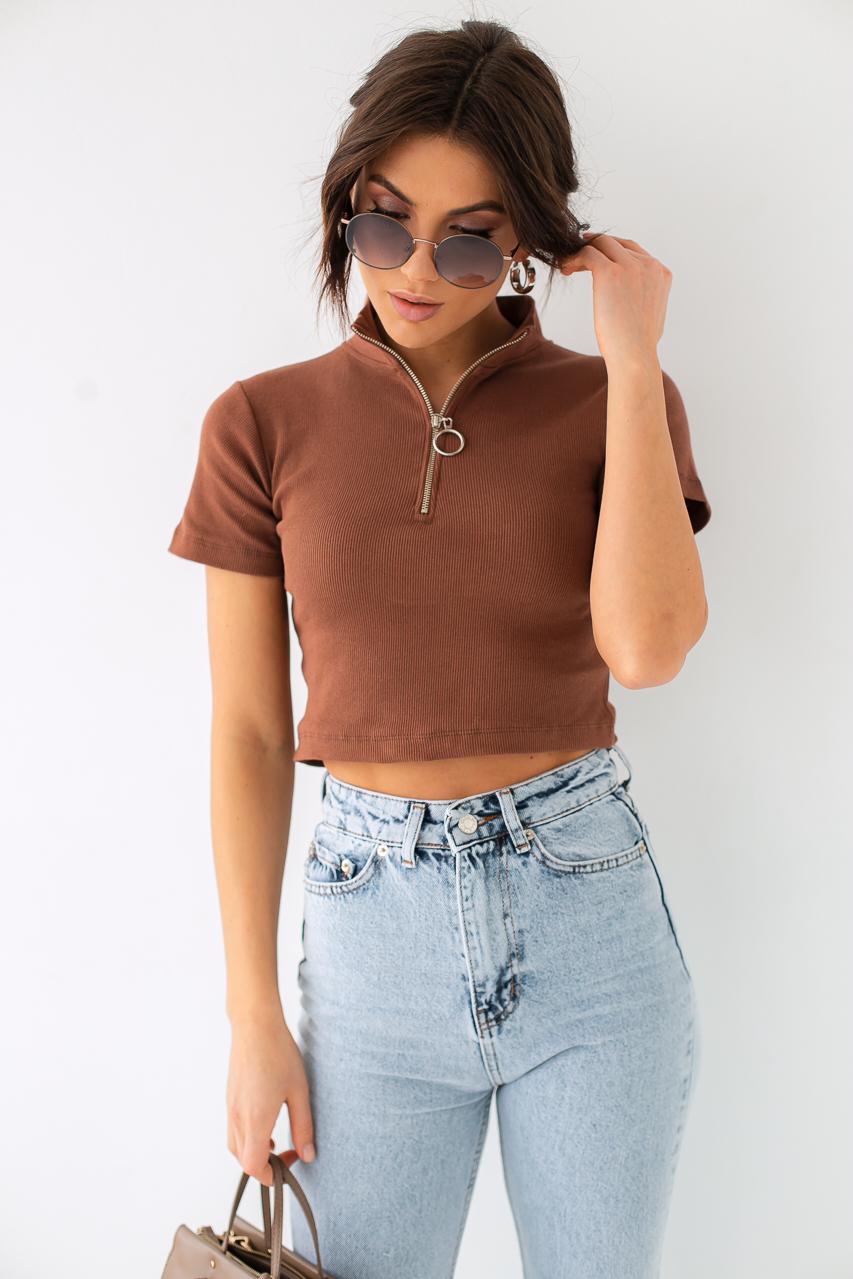 Топ женский Crep M Коричневый (9498356)