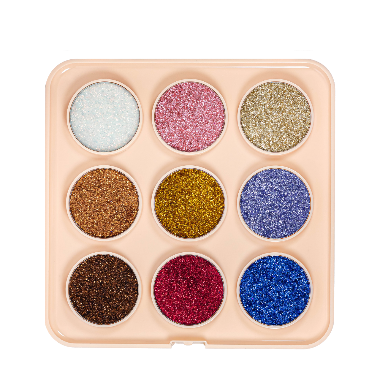 Тени для век глиттерные DoDo Girl Glitter Too Fyes D8015 №01 на 9 цветов