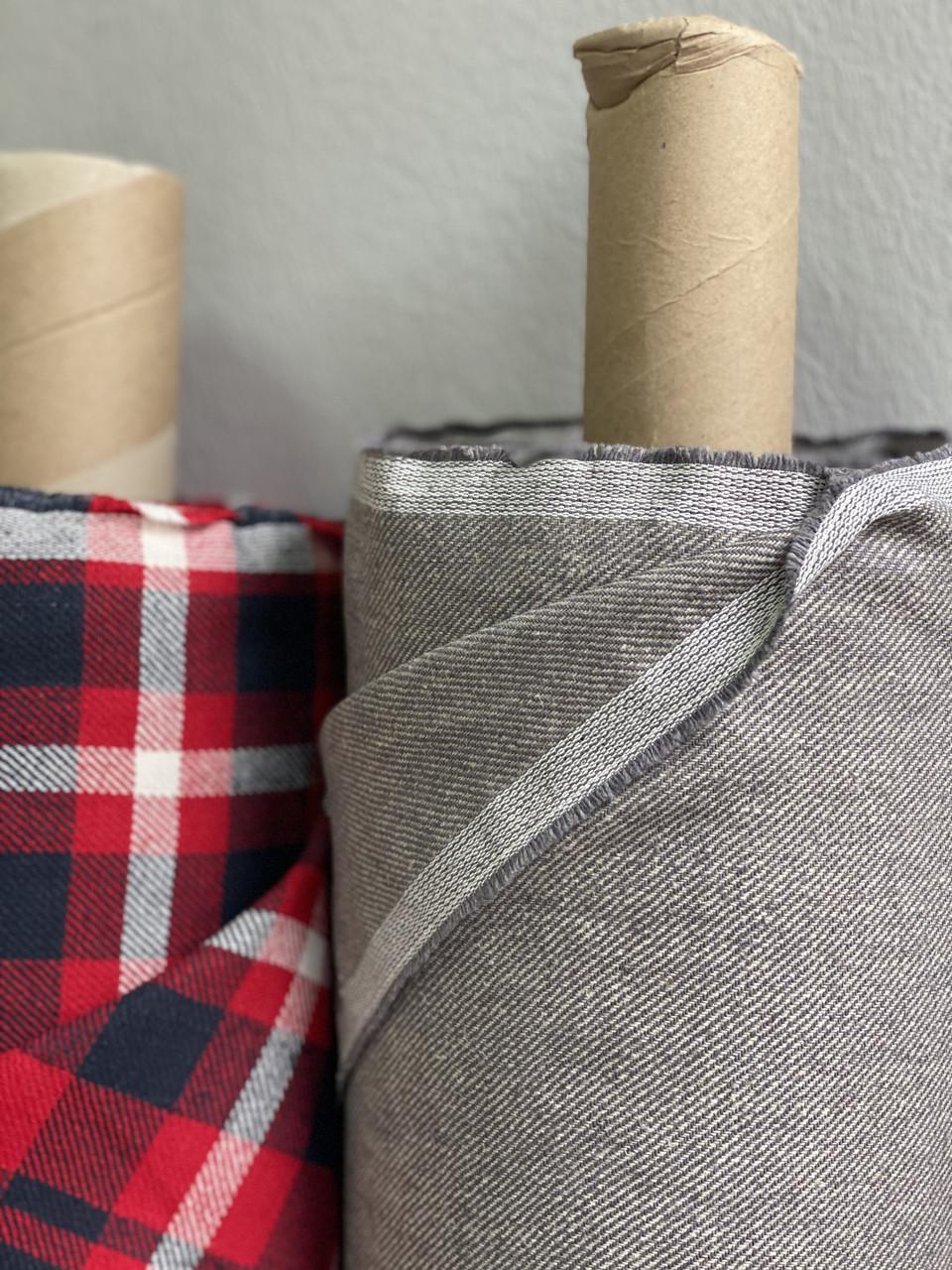 Тканина костюмна щільна натуральна LINEN PLUS 100% льон 145 см 2/1 Сірий - фото 8 Тканина костюмна щільна натуральна LINEN PLUS 100% льон 145 см 2/1 Сірий - фото 8