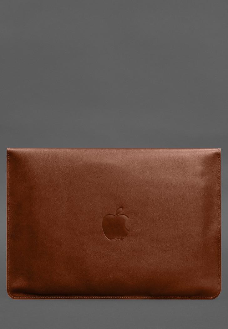 Чехол-конверт кожаный на магнитах для MacBook Pro 15" 2023 Светло-коричневый (A-028790) - фото 4 Чехол-конверт кожаный на магнитах для MacBook Pro 15" 2023 Светло-коричневый (A-028790) - фото 4