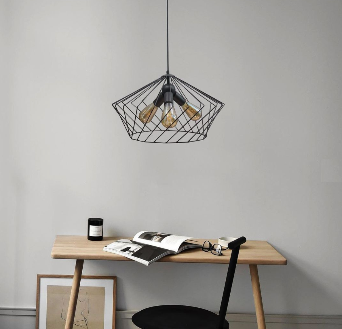 Подвесной светильник в стиле лофт MSK ELECTRIC Camelia NL 3329-3 на три лампы (6644d10f0d3b1a608a6c5e16) - фото 2 Подвесной светильник в стиле лофт MSK ELECTRIC Camelia NL 3329-3 на три лампы (6644d10f0d3b1a608a6c5e16) - фото 2