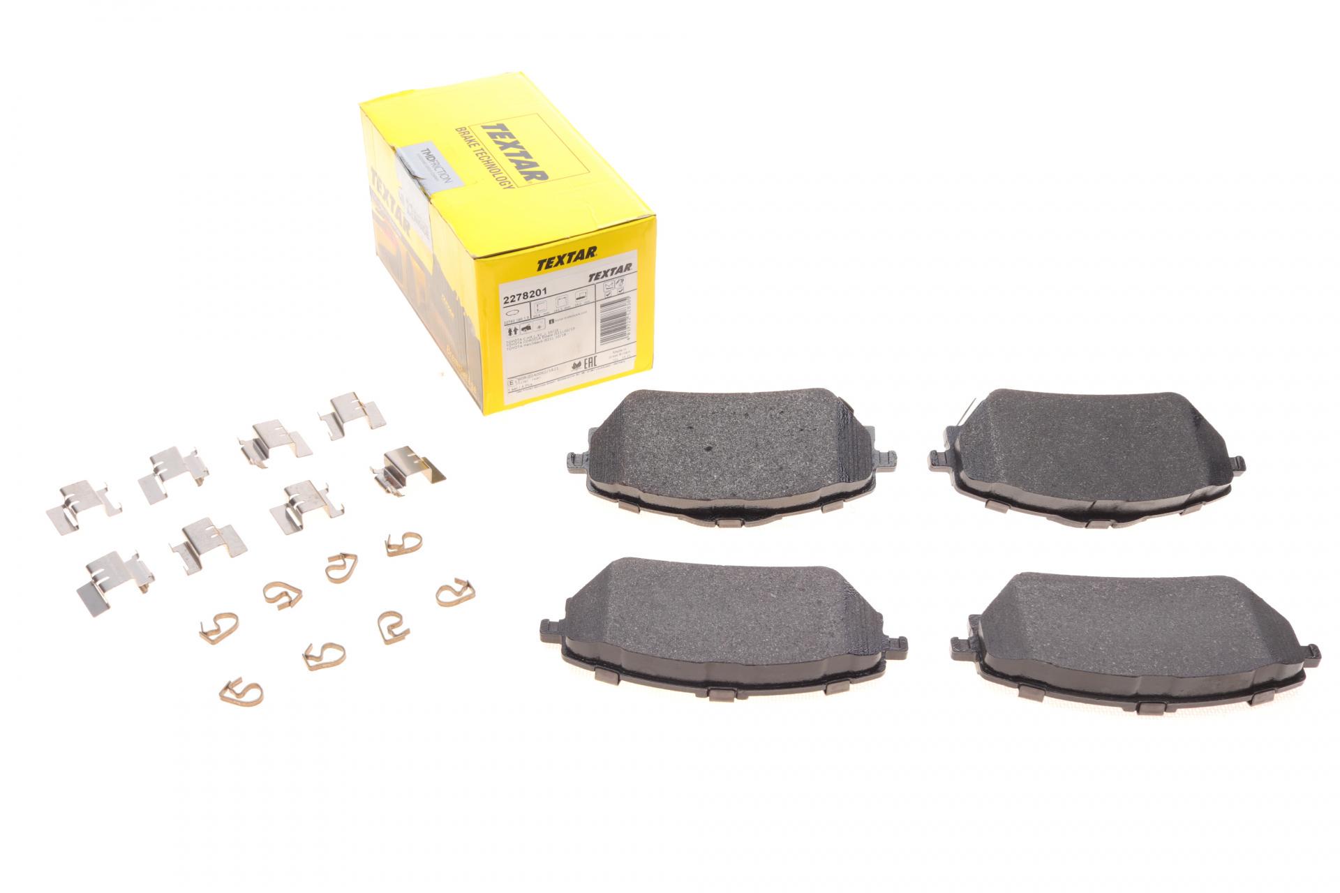 Колодки тормозные передние TEXTAR 2278201 Toyota C-HR/Corolla 16- CBI Q+ Колодки тормозные передние TEXTAR 2278201 Toyota C-HR/Corolla 16- CBI Q+