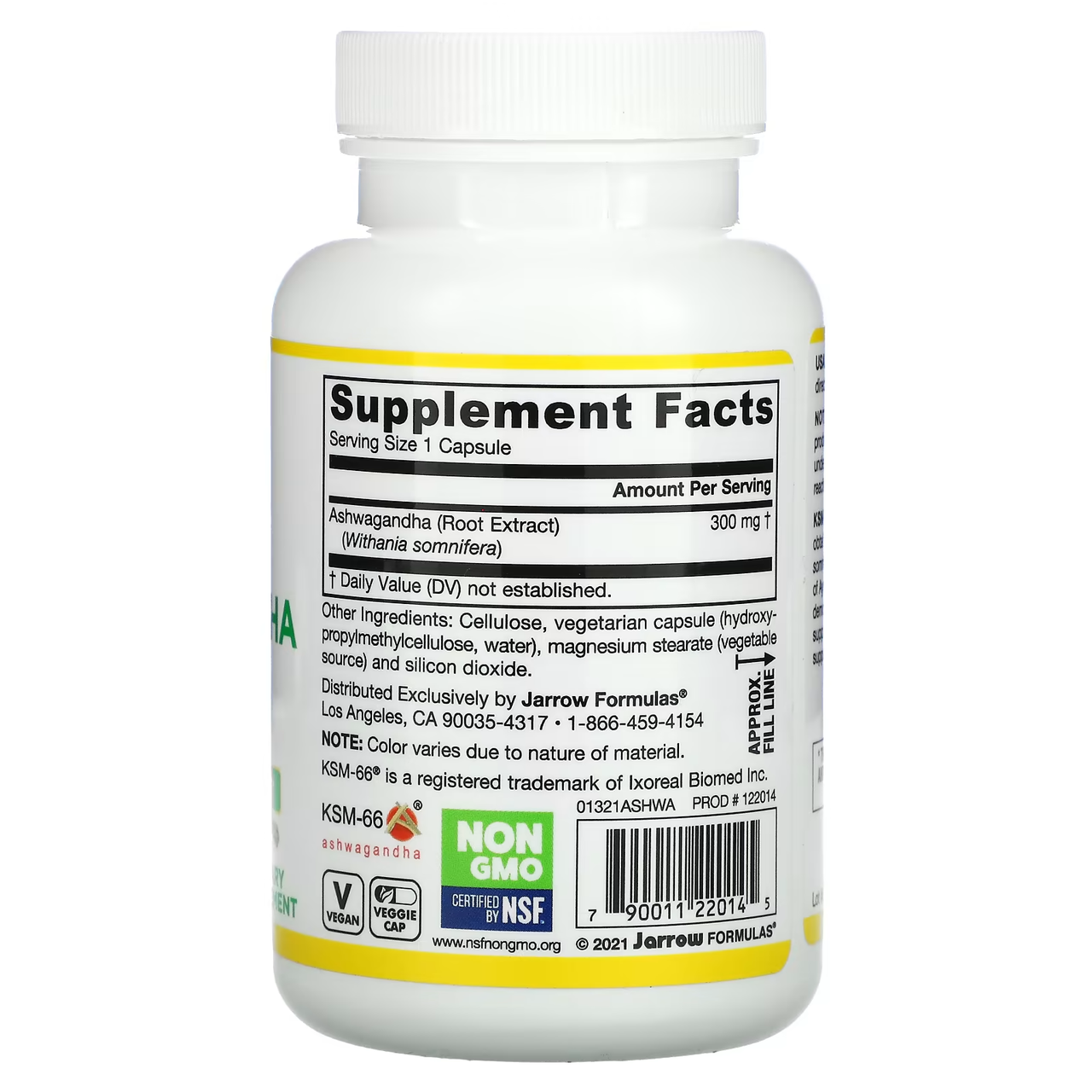 Средство от стресса Jarrow Formulas ашваганда 120 капсул - фото 2 Средство от стресса Jarrow Formulas ашваганда 120 капсул - фото 2