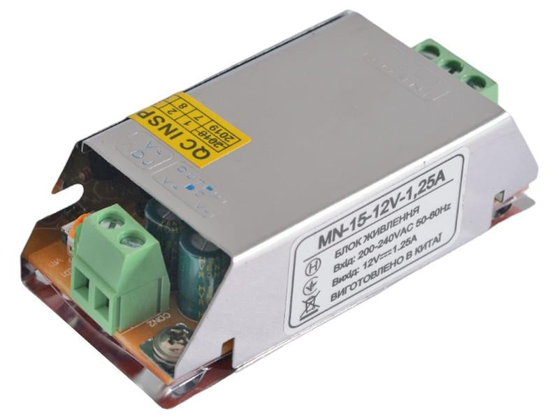 Блок питания MN 12 В 15 Вт IP20 (6037)