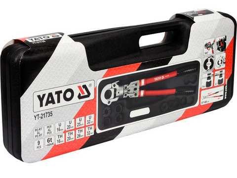 Пресс клещи для металлопластиковых труб 600 мм YATO YT-21735