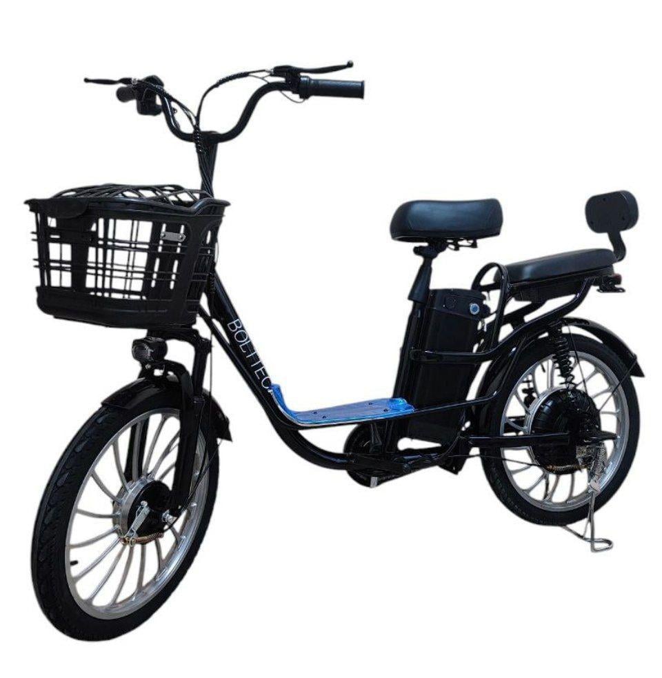 Електровелосипед MINAKO PRO двомісний з кошиком PASS-система 48V 19 Ah 800W Чорний (24836024) - фото 10