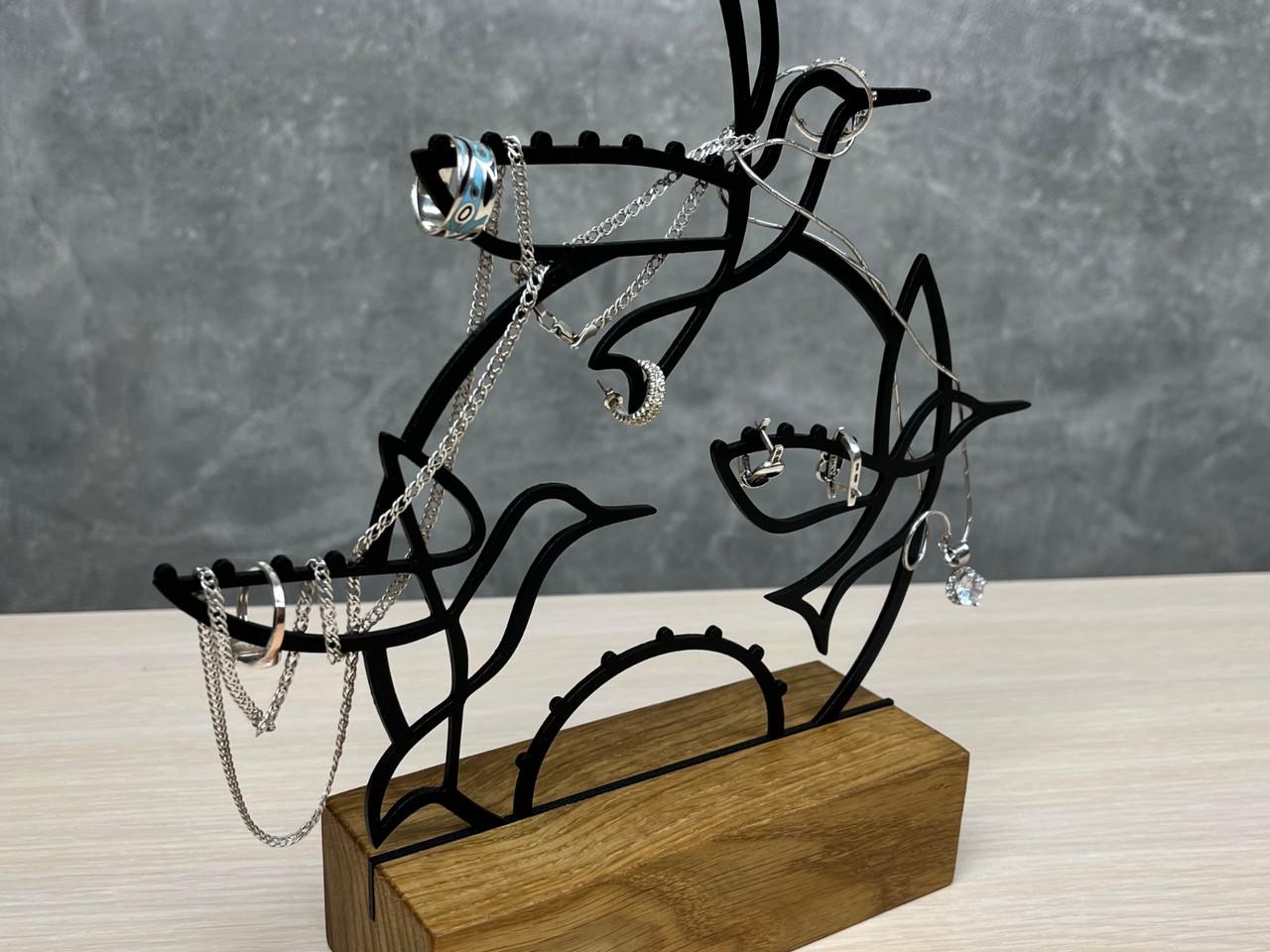 Підставка для прикрас Vestav Колібрі Чорний (000126) - фото 2