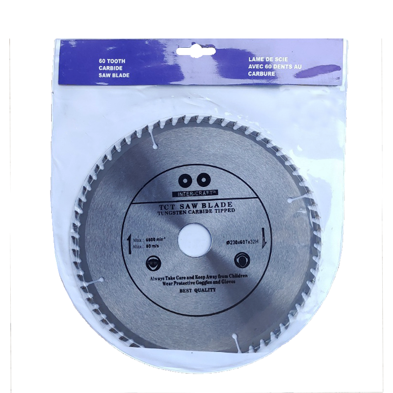 Диск пиляльний INTER - CRAFT 60T з напайками 230x32 мм (54324)