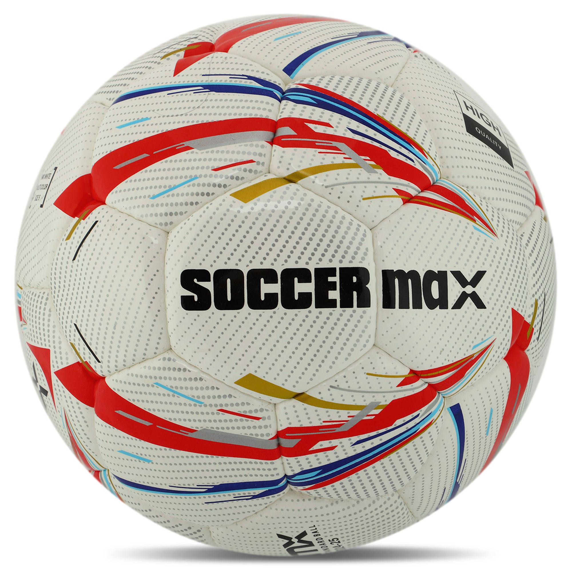 Футбольный мяч SOCCERMAX FB-8070 №5 PU Белый/Красный