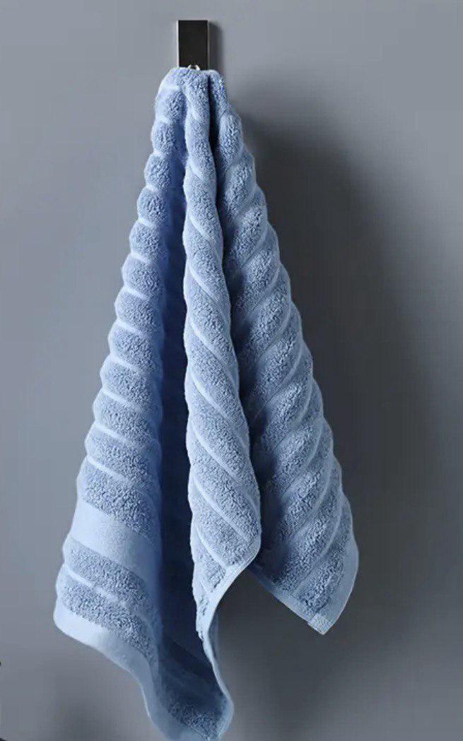 Набор полотенец Soft Strip 3в1 140х70 см/74х34 см/74х34 см Синий (NR3in1BlueStrip) - фото 2 Набор полотенец Soft Strip 3в1 140х70 см/74х34 см/74х34 см Синий (NR3in1BlueStrip) - фото 2