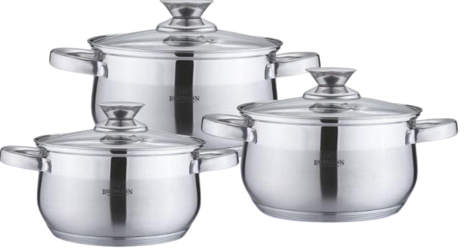 Набор кухонной посуды Bohmann 6 пр. (BH-0715)