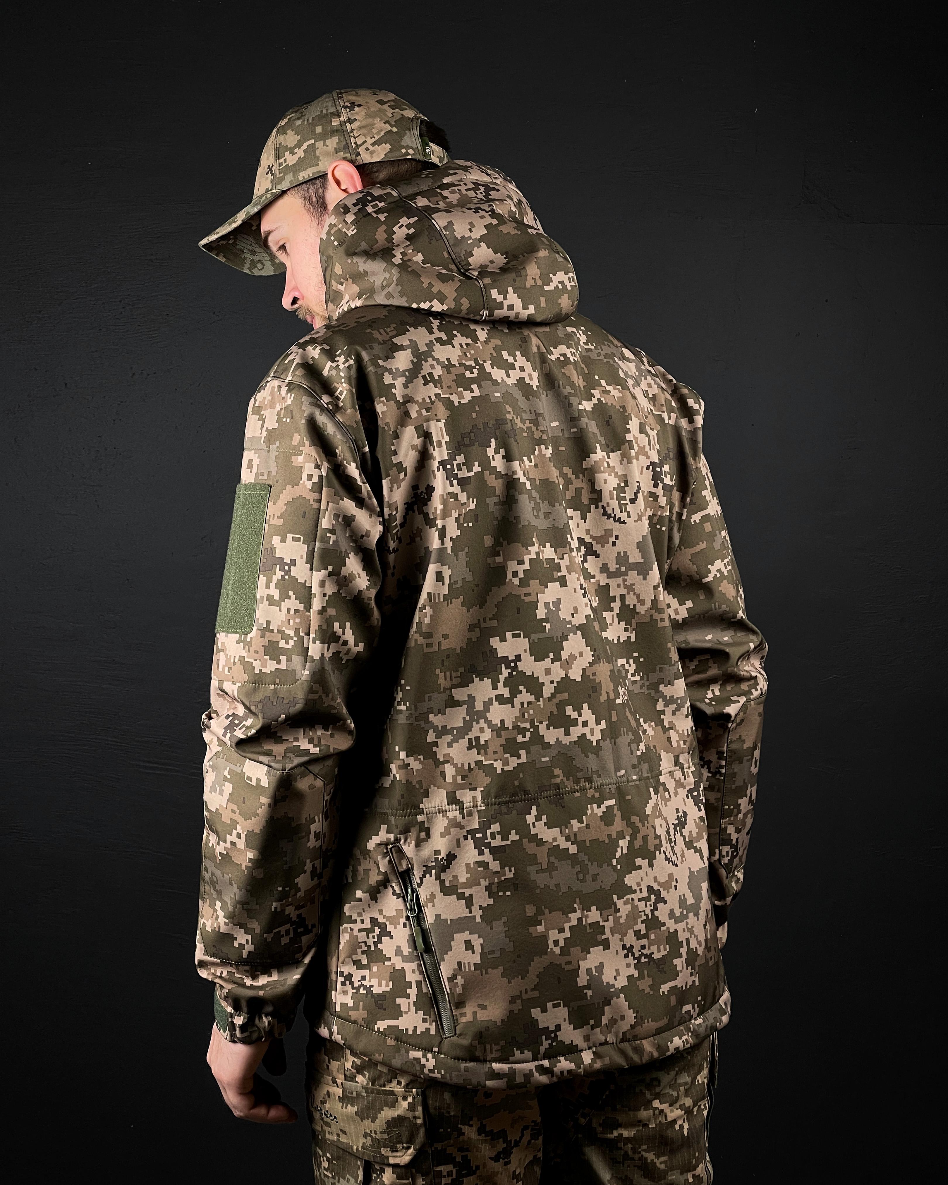 Куртка военная COOPERR Soft Shell II M Пиксель (KUR-1.4.M) - фото 3