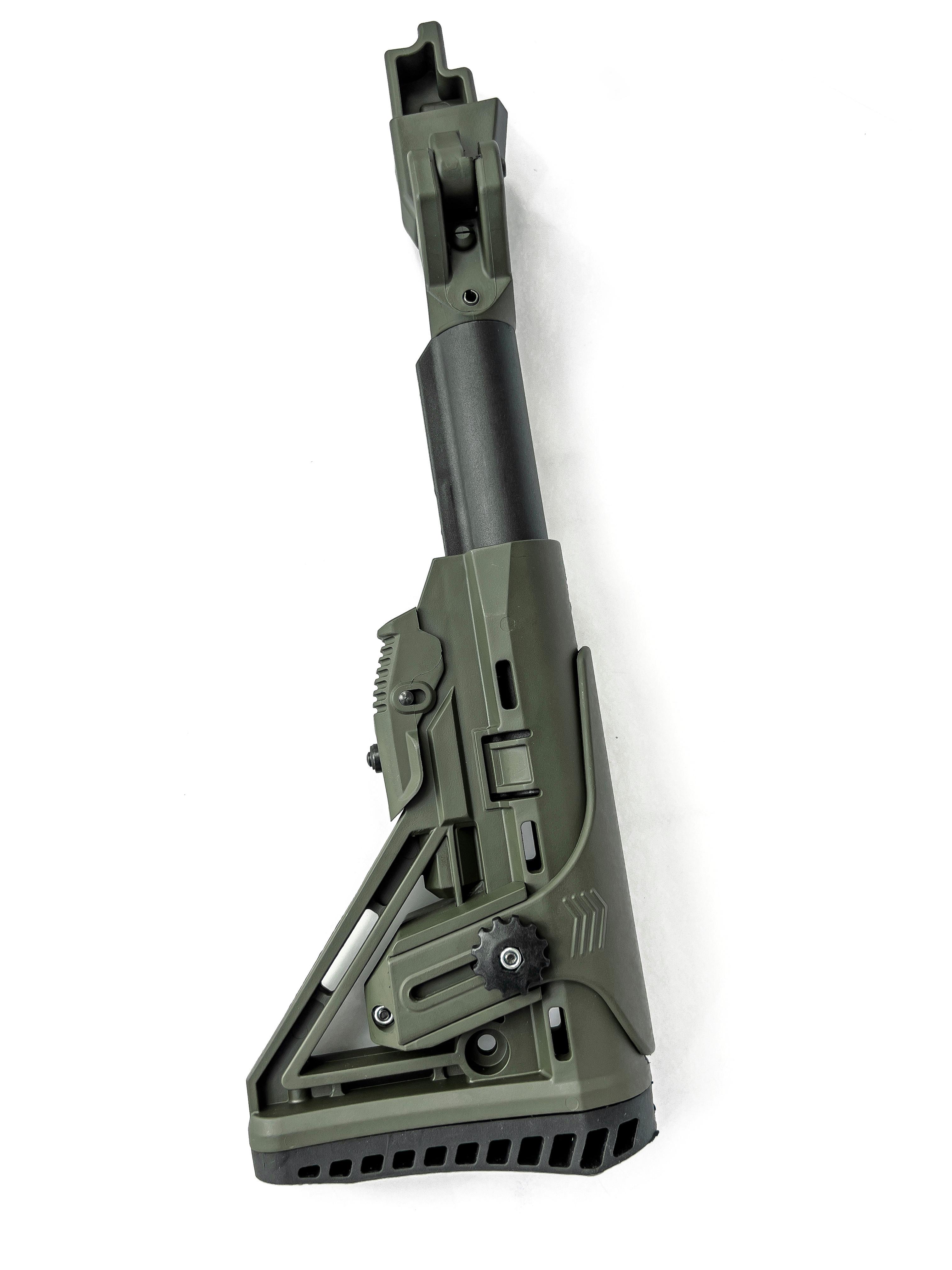 Обвес на АК 74/АК 47 тюнинг/пример АК сложный телескопический Оливковый - фото 2 Обвес на АК 74/АК 47 тюнинг/пример АК сложный телескопический Оливковый - фото 2