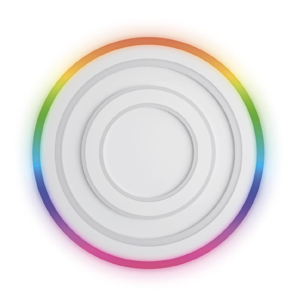 Светильник светодиодный Atmosfera 78 W R RGB WH с пультом ДУ Белый (V6959900201229)