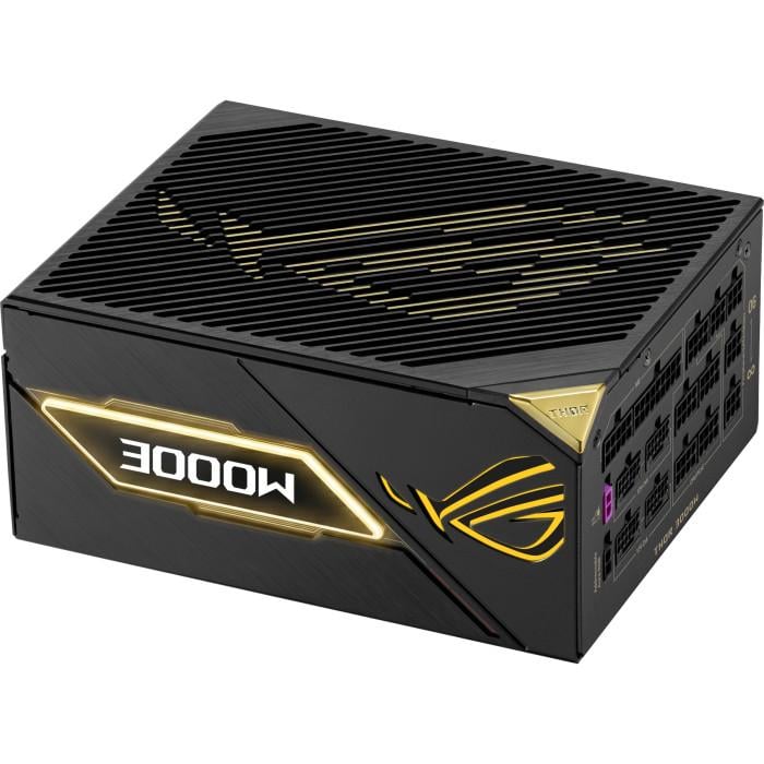 Блок питания Asus ROG Thor 3000W Titanium III Edition 20 ROG Equalizer ATX 3.1 с вентилятором 135 мм Black (90YE00VA-B0NA00)