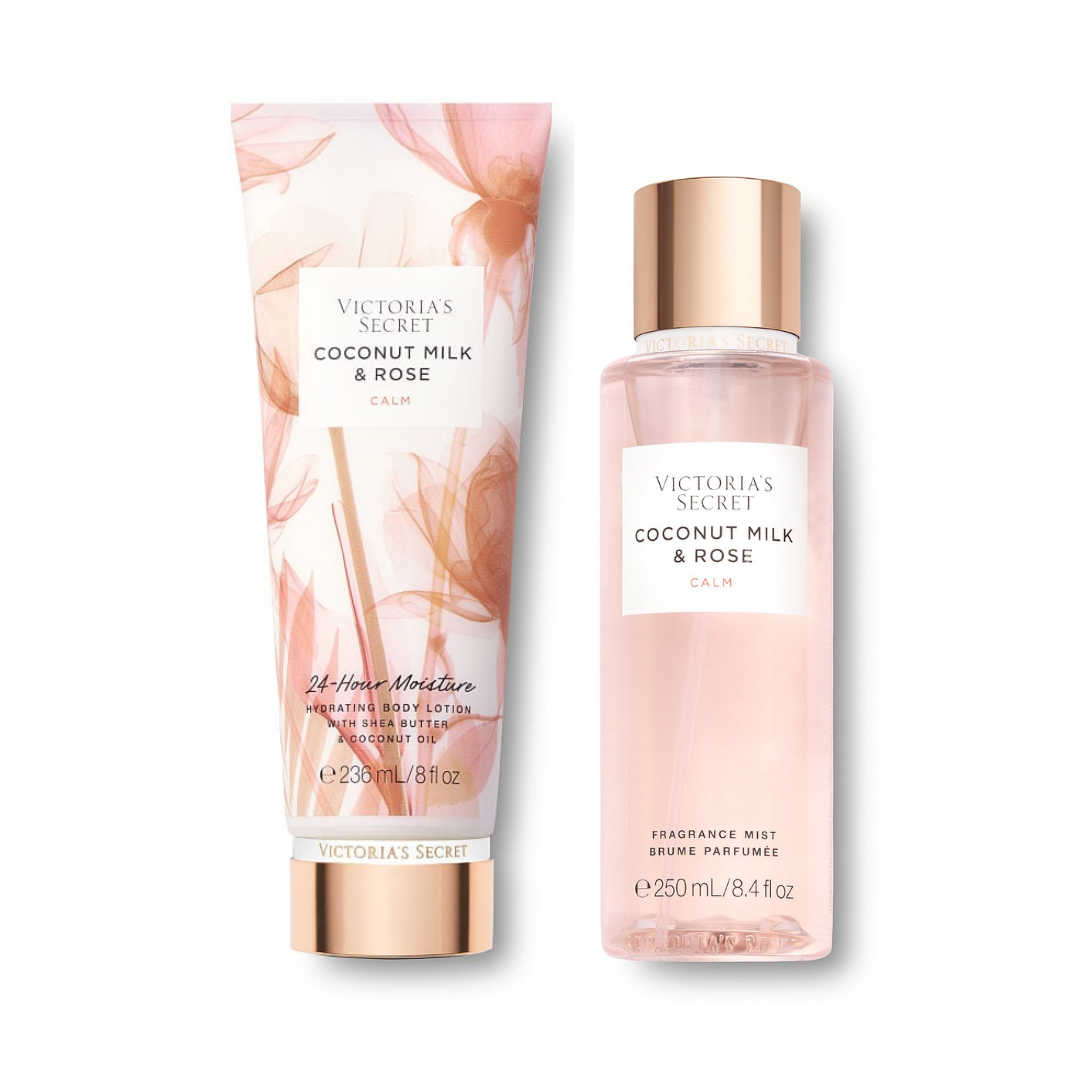 Набір косметичний Victoria's Secret Coconut Milk & Rose спрей 250 мл/лосьйон 236 мл (2167185168)