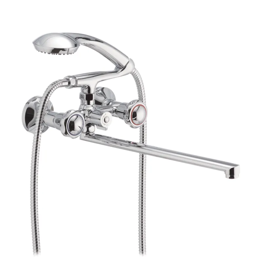 Смеситель для ванной Haiba Mega 140 Chrome (HB0915)