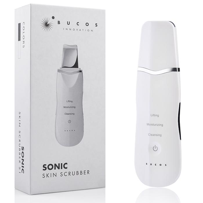 Скрабер ультразвуковой ионный BUCOS Sonic Skin Scrubber S1 Белый Скрабер ультразвуковой ионный BUCOS Sonic Skin Scrubber S1 Белый