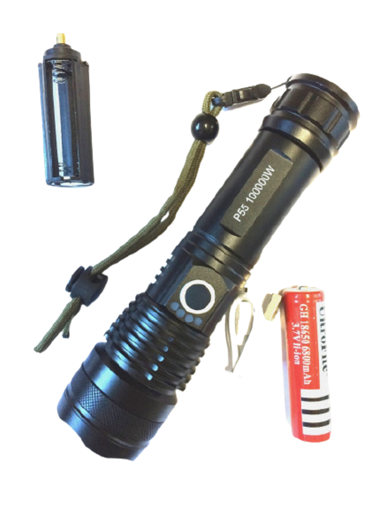 Фонарь ручной Torcg с аккумулятором (P55)