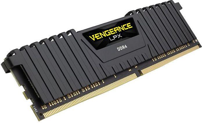 Пам'ять для настільних комп'ютерів Corsair 4x16GB DDR4 2666 MHz Vengeance LPX Чорний (CMK64GX4M4A2666C16) - фото 3 Пам'ять для настільних комп'ютерів Corsair 4x16GB DDR4 2666 MHz Vengeance LPX Чорний (CMK64GX4M4A2666C16) - фото 3
