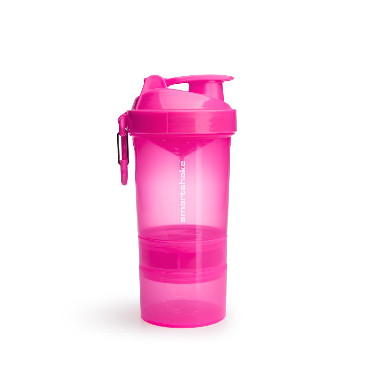 Шейкер спортивний SmartShake Original2GO 600 мл Neon Pink - фото 2