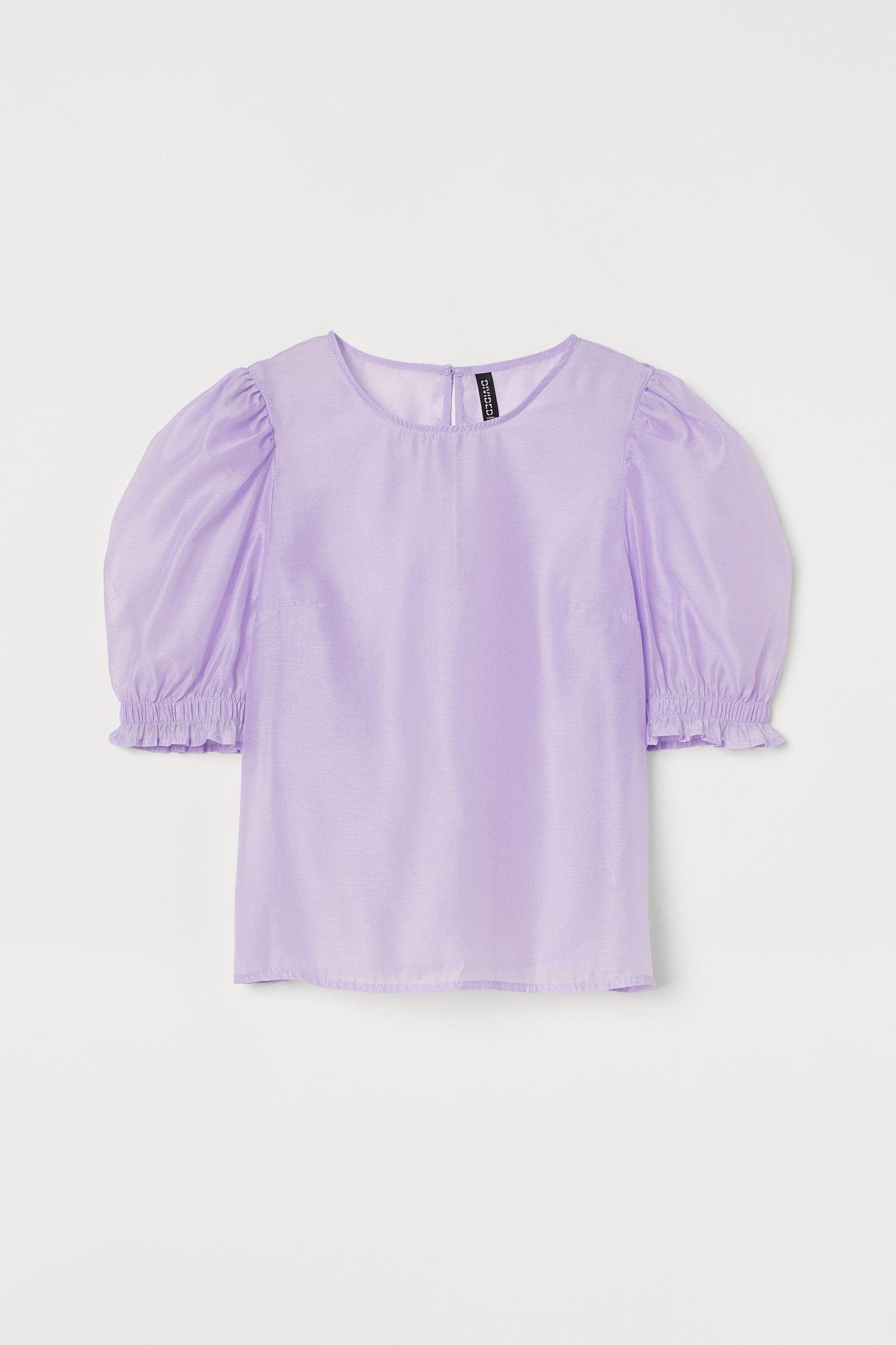 Блуза H&M р. 32 Бузковий (S907928189)