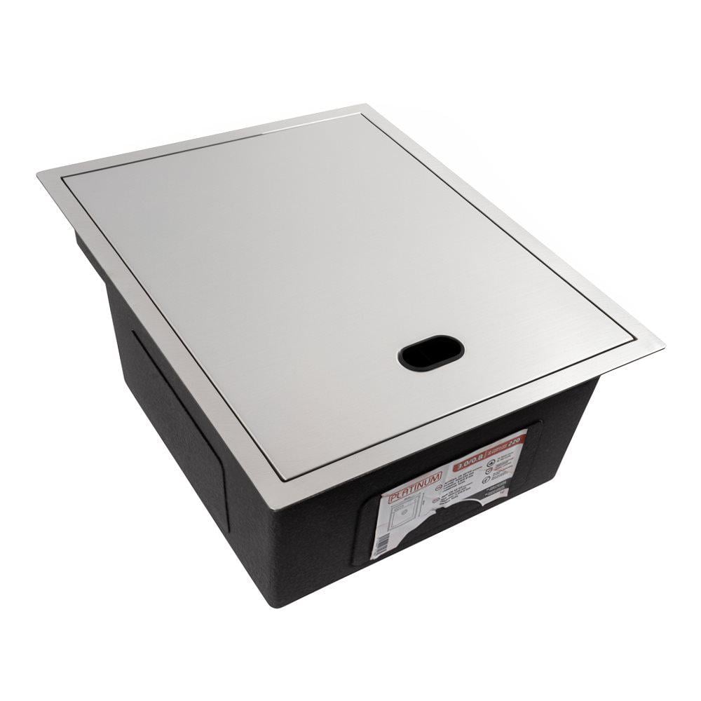 Мойка кухонная Platinum Handmade CM 40х50 скрытая нержавеющая сталь - фото 7 Мойка кухонная Platinum Handmade CM 40х50 скрытая нержавеющая сталь - фото 7