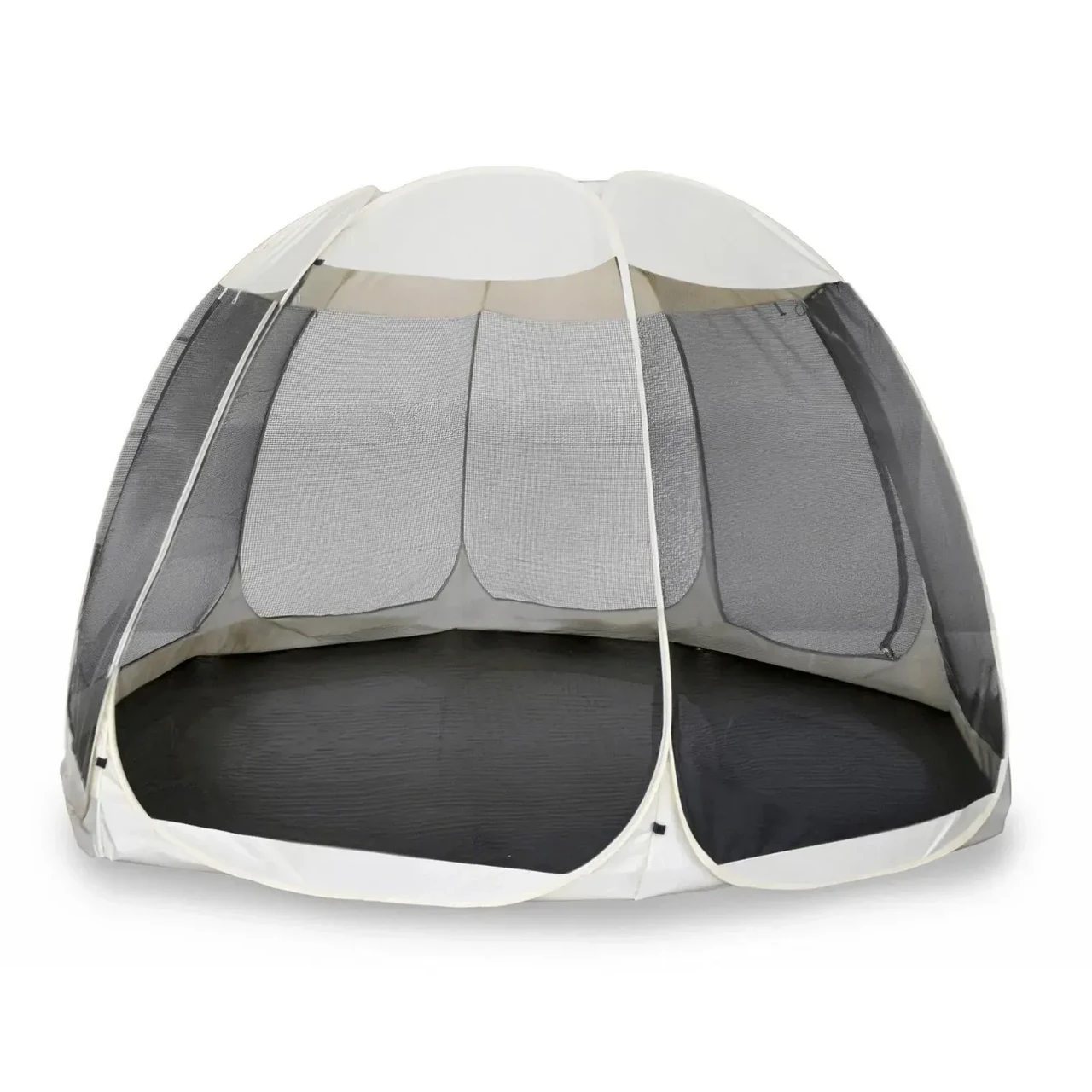 Беседка-павильон садовая Mebel Elite Cama ME.CAMA/390/BZ/CZ/T/OGR/PAW с москитной сеткой 395 см Бежевый (3099559016)