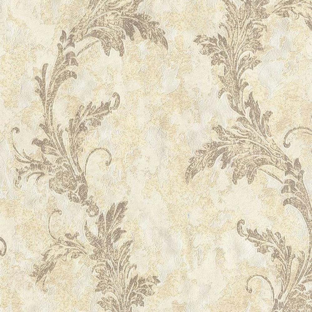 Обои виниловые на флизелиновой основе Yuanlong Bellamore 196302 Коричневый/Бежевый