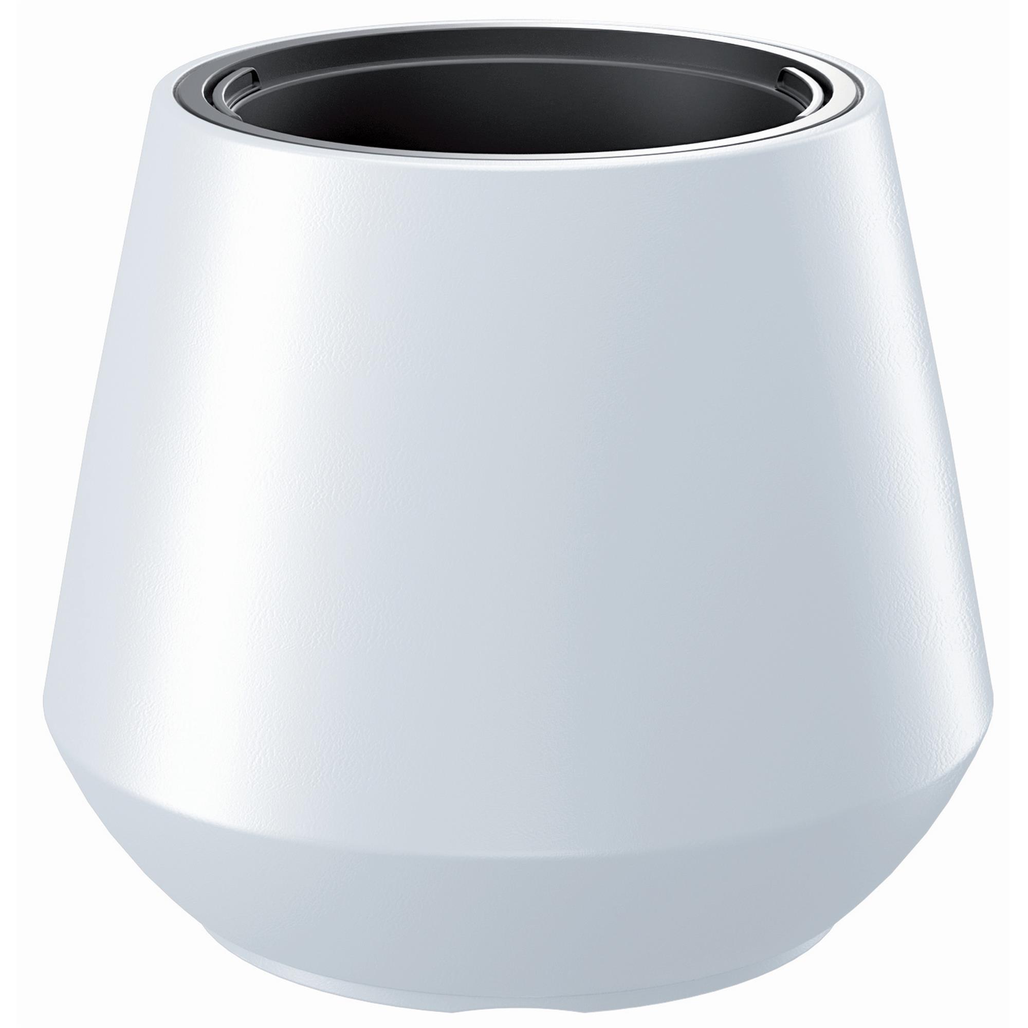 Горшок для цветов Prosperplast HEOS 39х35 см круглый с вкладышем Белый (89359-449)