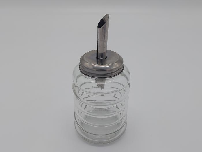 Цукорниця-дозатор скляна Гусениця 300 мл 5х11 см (794198096) - фото 3 Цукорниця-дозатор скляна Гусениця 300 мл 5х11 см (794198096) - фото 3