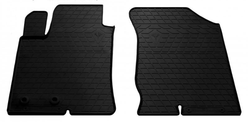 Коврики резиновые Kia Magentis 06-/Kia Optima 12-/Hyundai Sonata NF 05-/Sonata YF 11- передние- 2 шт. (1009082)