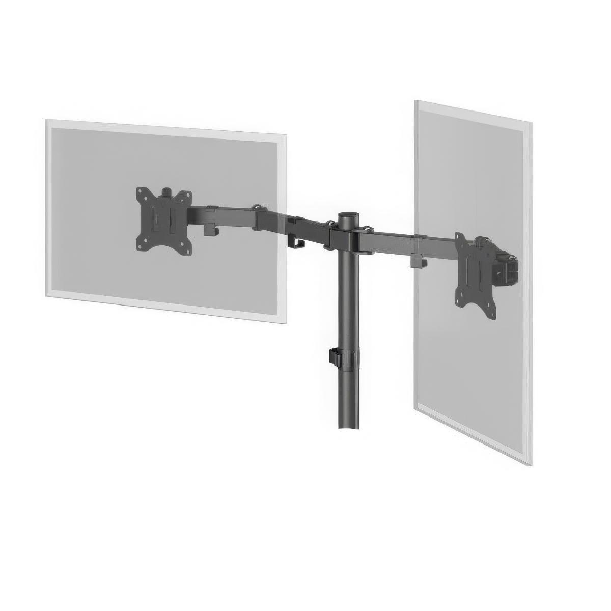 Підставка для двох моніторів UKC Desk Mount 9629 17"-33" (1010589-Black) - фото 2