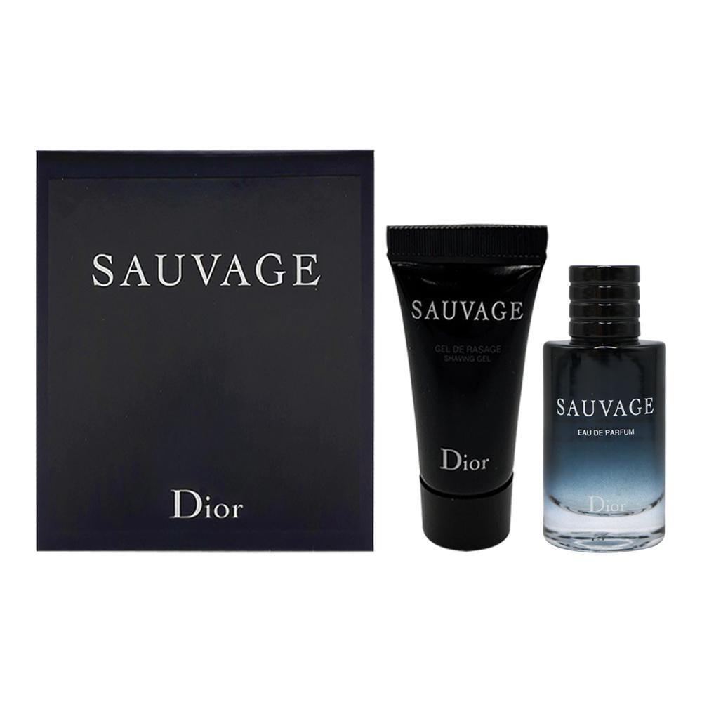 Подарочный набор для мужчин Christian Dior Sauvage парфюмированная вода 10 мл и гель для душа 20 мл (383193)