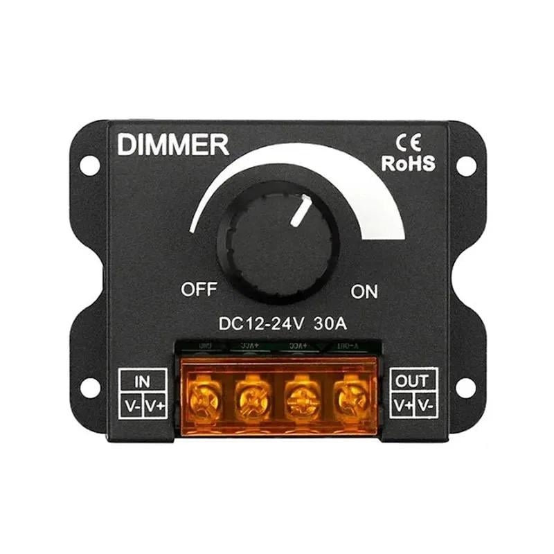 Димер світлодіодний постійного струму 12 В 24 В 8A/30A (5017542) Димер світлодіодний постійного струму 12 В 24 В 8A/30A (5017542)